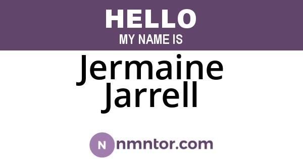Jermaine Jarrell
