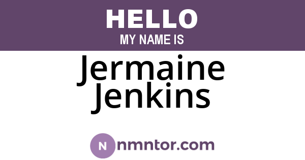 Jermaine Jenkins