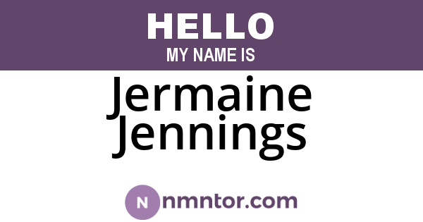 Jermaine Jennings