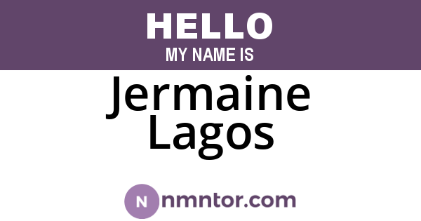 Jermaine Lagos