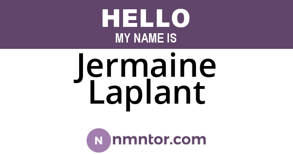Jermaine Laplant