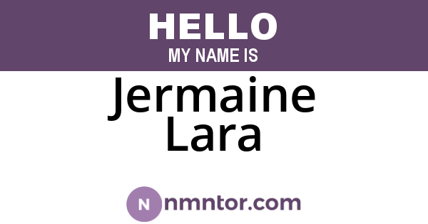 Jermaine Lara