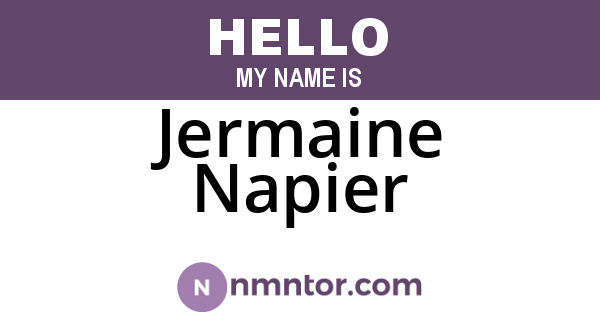 Jermaine Napier