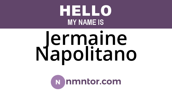 Jermaine Napolitano