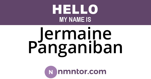 Jermaine Panganiban