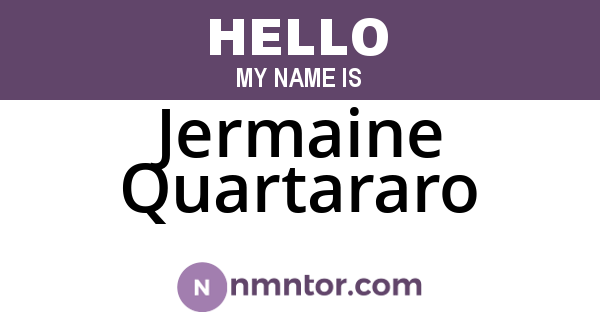 Jermaine Quartararo