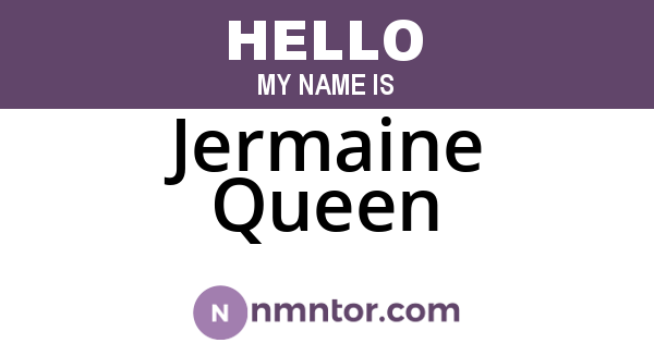 Jermaine Queen
