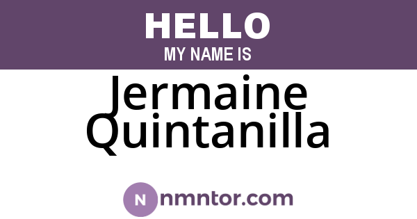 Jermaine Quintanilla