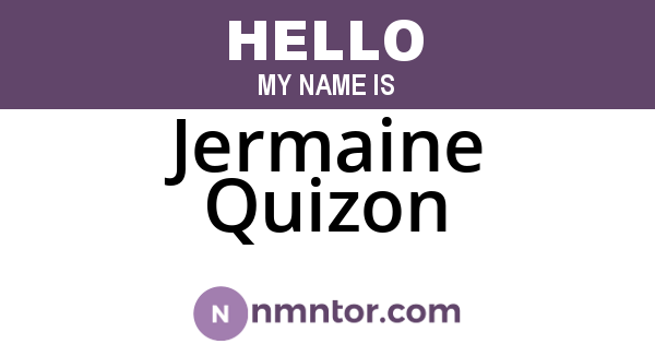 Jermaine Quizon