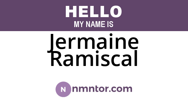 Jermaine Ramiscal