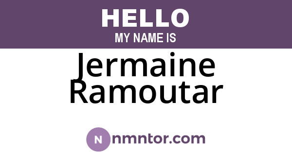 Jermaine Ramoutar