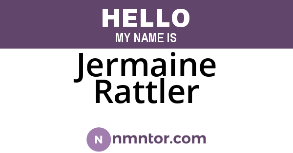 Jermaine Rattler