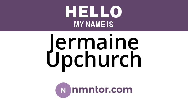 Jermaine Upchurch