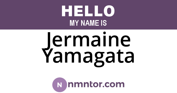 Jermaine Yamagata