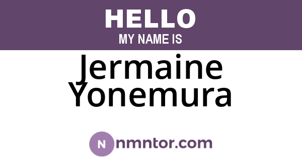 Jermaine Yonemura