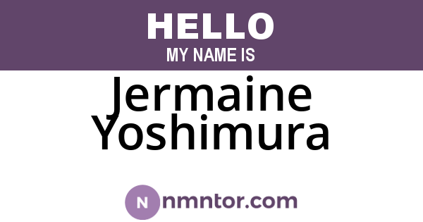 Jermaine Yoshimura