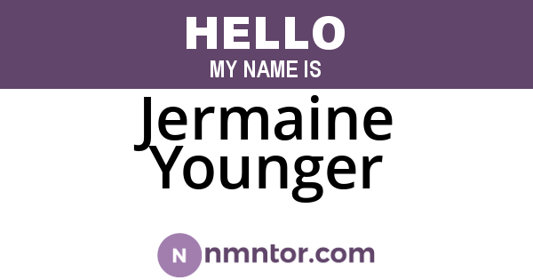 Jermaine Younger
