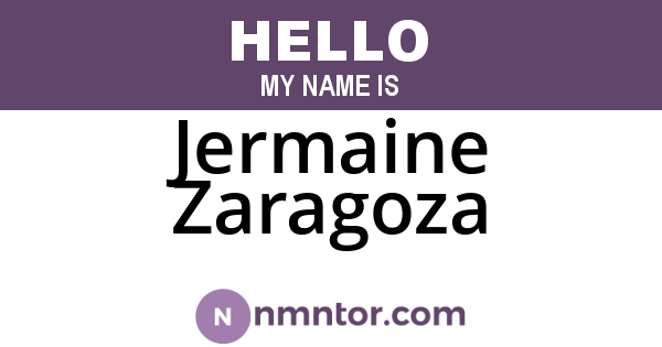 Jermaine Zaragoza