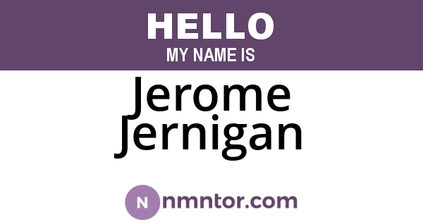 Jerome Jernigan