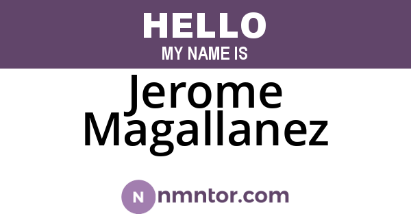 Jerome Magallanez