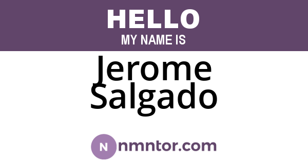 Jerome Salgado