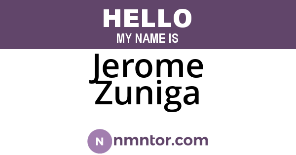 Jerome Zuniga
