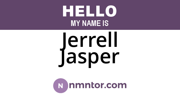 Jerrell Jasper