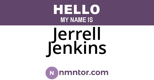 Jerrell Jenkins