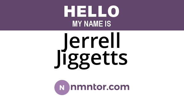 Jerrell Jiggetts