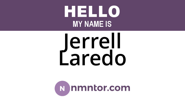 Jerrell Laredo