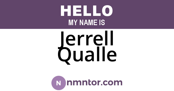 Jerrell Qualle