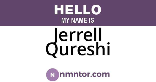 Jerrell Qureshi