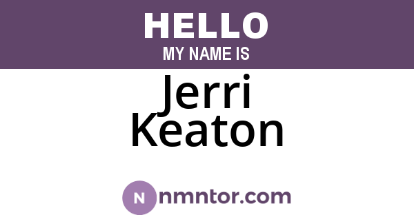 Jerri Keaton