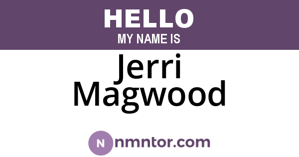Jerri Magwood