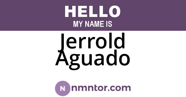 Jerrold Aguado