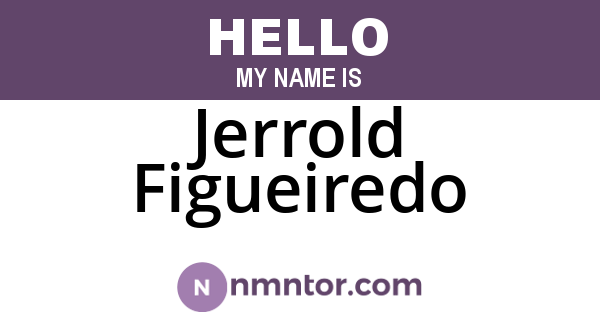 Jerrold Figueiredo