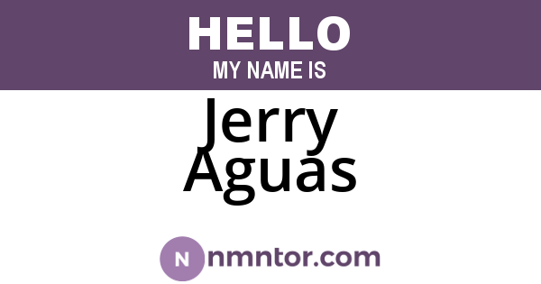 Jerry Aguas