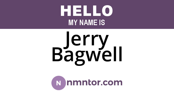 Jerry Bagwell