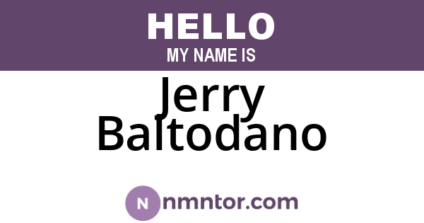 Jerry Baltodano