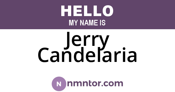 Jerry Candelaria