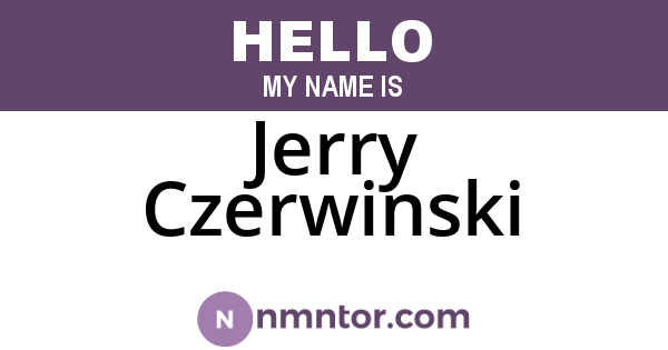 Jerry Czerwinski