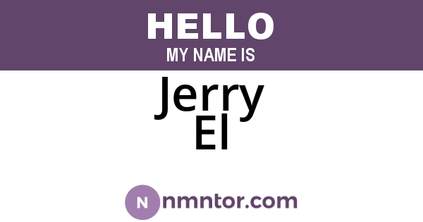Jerry El