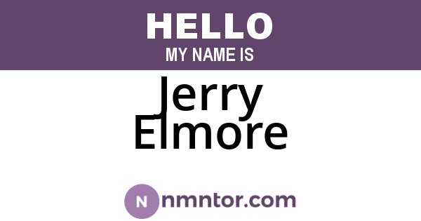 Jerry Elmore
