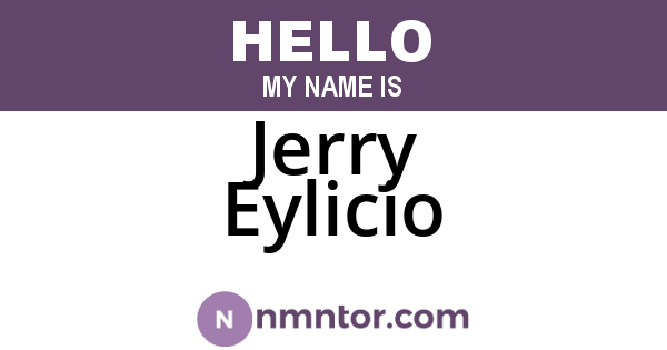 Jerry Eylicio