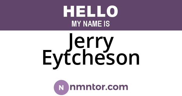 Jerry Eytcheson