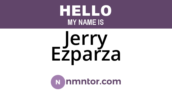 Jerry Ezparza