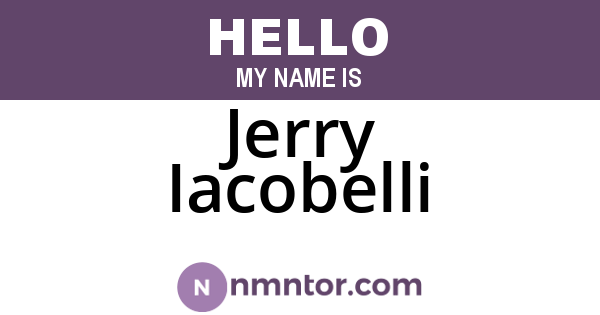 Jerry Iacobelli
