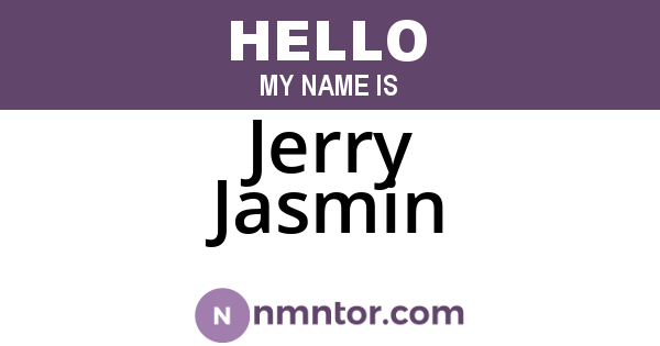 Jerry Jasmin