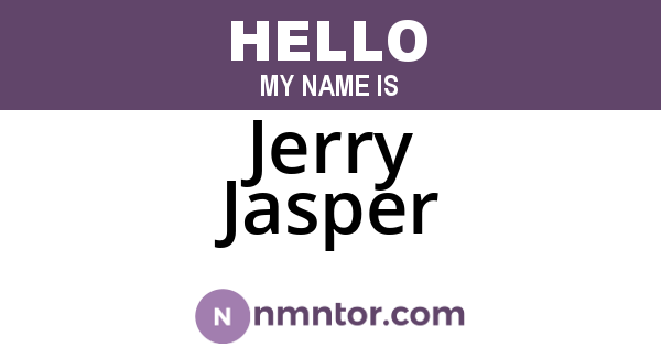 Jerry Jasper
