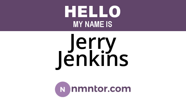 Jerry Jenkins